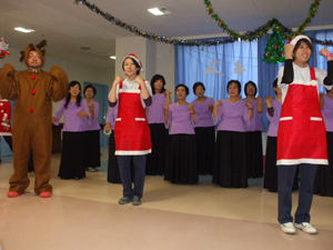 クリスマス会の様子