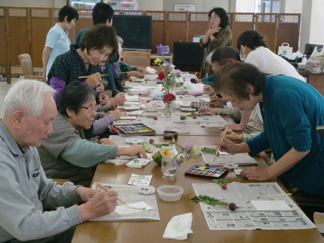 5月手作業（絵手紙）・外出ツアー